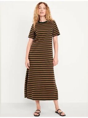 Old Navy T-shirt Short-Sleeve Maxi Dress Large Tall